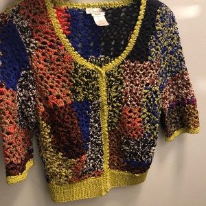 Oscar De la Renta hand knit cardigan